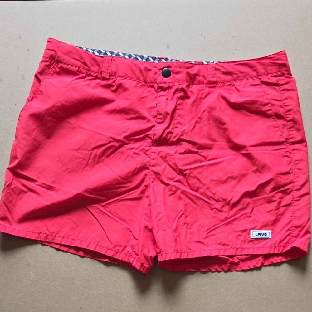 Simons Men's Red Swim Cargos